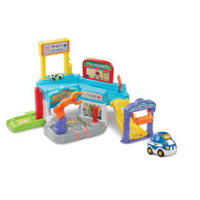 VTech Toot-Toot Drivers Repair Centre, Car Play Sets, Vehicle Tracks for Kids with Fun Lights, Phrases and Songs, Gift for Boys & Girls Ages 1, 2, 3,