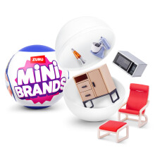 Mini Brands Home Capsule by ZURU, Surprise Collectable Minis in Blind Packaging, Home-Themed Miniature Toys, Great Gifts for Girls and Kids