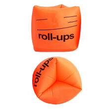 Namvo 2Pcs Roll-up Arm Bands, Floating Inflatable Arm Bands Inflatable Swimming Armbands Pool Floats Extra Safety Roll Up Sleeves for Adult Learning