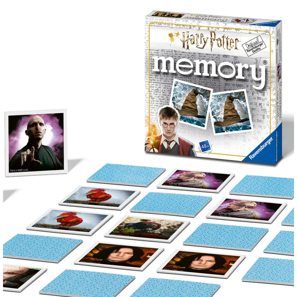 Ravensburger Harry Potter Mini Memory Game - Matching Picture Snap Pairs For Kids Age 3 Years Up