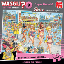 Wasgij Retro Destiny 9, Super Models - Unique 1000 Piece Jigsaw Puzzle for Adults - Colourful, Puzzling, Challenging & Brainteasing Adult Jigsaws - 1