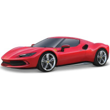 Bburago Ferrari 296 GTB R&P - Realistic 1:43 Scale Model Car, Officially Licensed by Ferrari, Recommended Age 3+ Years