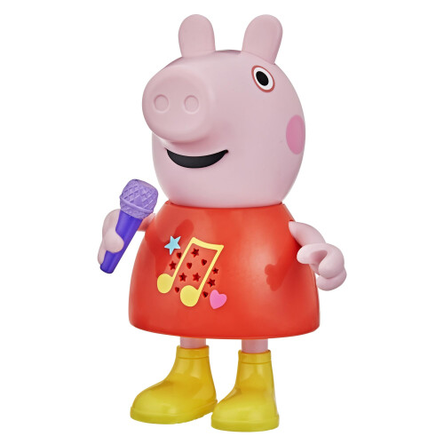 Peppa Pig Peppa Pig Talk & Sing Peppa Doll - English Version, Pink, 20 cm