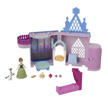 Mattel Disney Frozen Storytime Stackers Playset, Anna’s Arendelle Castle Dollhouse with Small Doll, Olaf and 7 Accessories, Inspired by Disney Froze
