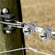 24 Pieces Split Bolt Joint Clamp Wire Connector Electrical Fence Connector Aluminium Alloy for Multiple Electric Fence