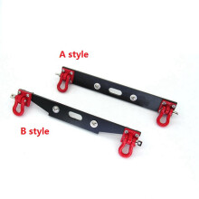 2x Metal Rear Bumper with Tow Hook for MN D90 D91 D99S MN90 MN99S 1/12 RC Car Upgrade Spare Parts Accessories,B & A