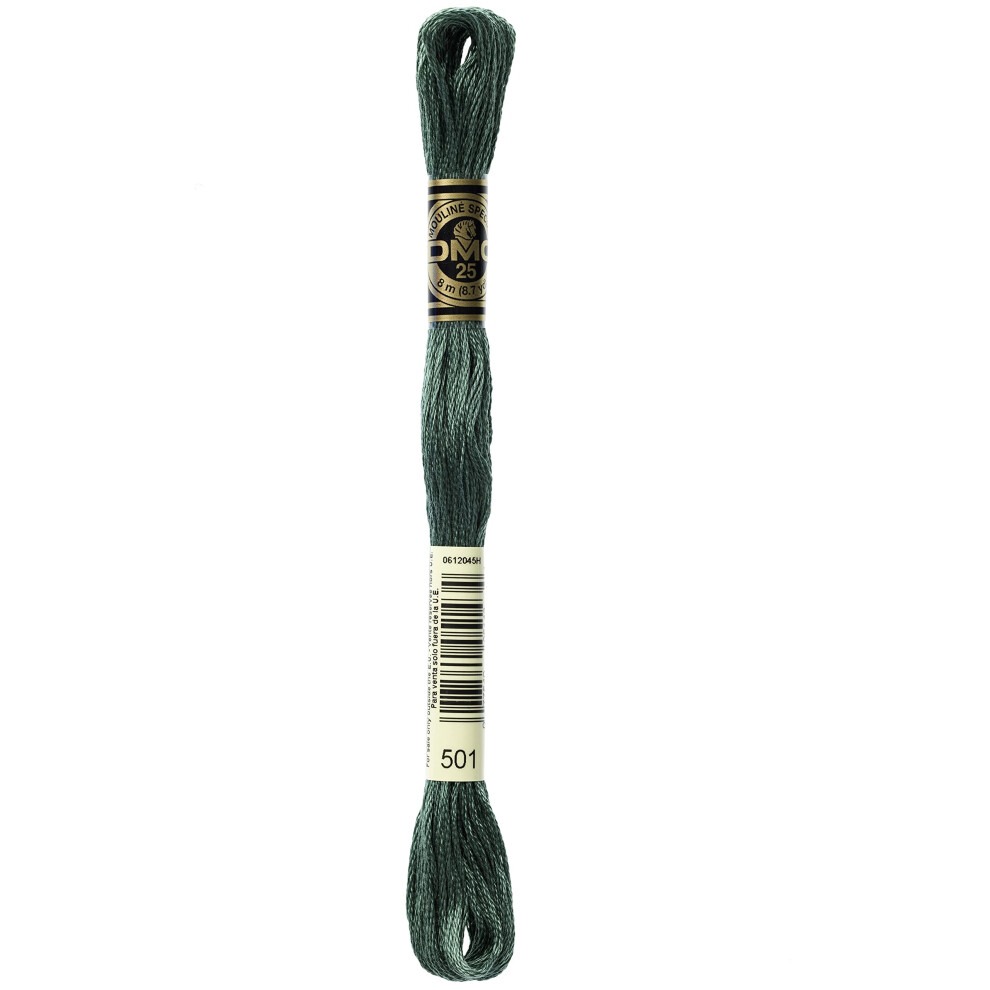 Dmc Dmg Plaid Cotton Thread, Variegated For Stitching, 8 Metres Coloris / 501