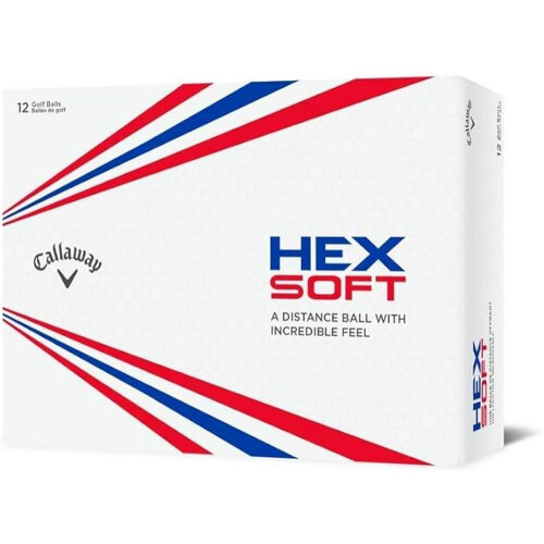 Callaway Callaway Golf Hex Soft Golf Balls 2019, White, 12 Ball Pack