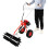 gas powered lawn sweeper 43cc hand-pull start leaf collector 1