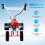 gas powered lawn sweeper 43cc hand-pull start leaf collector 2