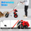 gas powered lawn sweeper 43cc hand-pull start leaf collector 3