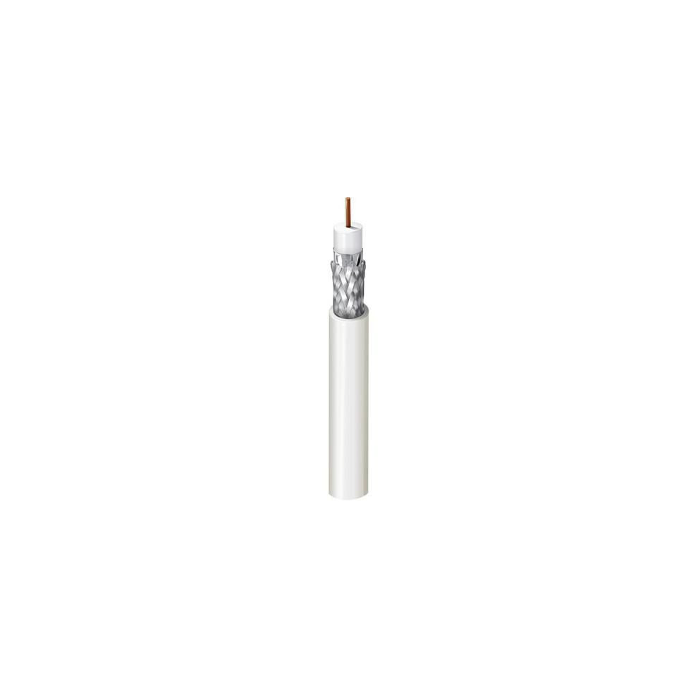 Belden 1855Enh - 75 Ohm Sdi Coax Mini Rg-59 22 Awg Solid Bc Foil + 90% Tc Braid Lszh Jkt 500Mt White 8719605004246