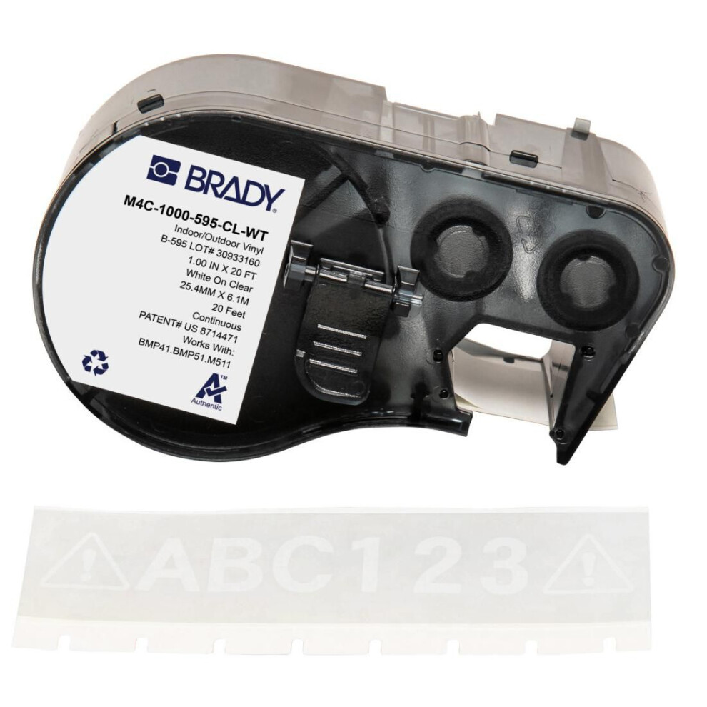 Brady M410/Bmp41/M510/Bmp51/Bmp53/M511 Label Printer Tape 888434592694