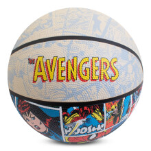 Hy-Pro Officially Licensed Avengers Basketball Size 5 - Marvel Design with Retro Avengers Graphic, Small Basketball for Indoor or Outdoor Play & Prac