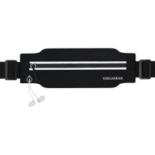 Slim Running Belt Fanny Pack for Men Women, Running Phone Holder Runners Pouch Waist Pack for Workout, Money Belt, Running Gear Accessories [Fits All