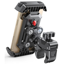 CIRYCASE Motorbike Phone Holder [Upgrade Vibration Dampened], Super Stable Bike Phone Mount, 360 Rotation & Quick Lock Motorcycle Phone Holder Sport