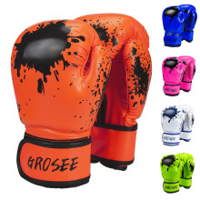 Kids Boxing Glove 6oz 8oz, Youth, Boys and Girls Training Sparring Gloves for Punching Bag, Kickboxing, Muay Thai, MMA, UFC, Gift for Age 6-15 Years