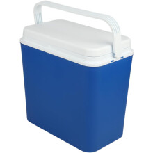 24L Cool Box, Lightweight Portable Ice Cooler with Handle & Lid, Insulated Cooler Box for Camping, Picnic, Beach & Travel, Keeps Food & Drinks Hot or