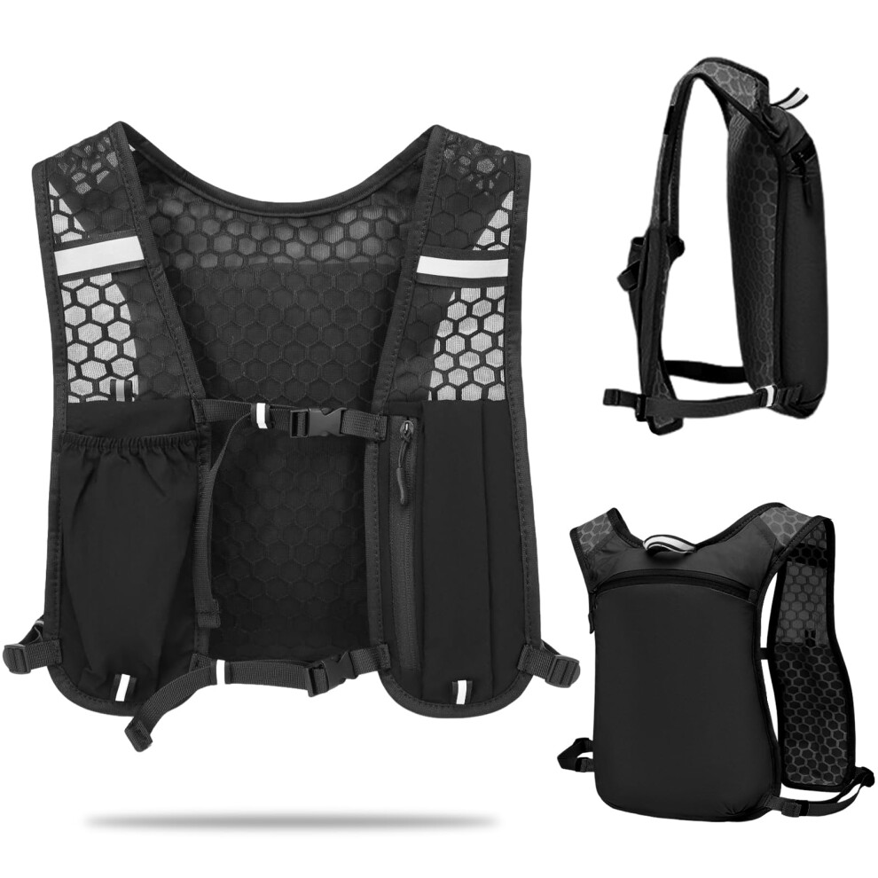 Photos - Other for Recreation Running Vest for Women Men Lightweight Hydration Backpack Adjustable Chest Straps Breathable Running Backpack for Climbing H