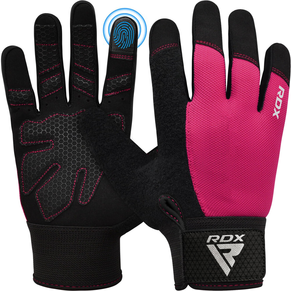 Photos - Other Trainers RDX Weight Lifting Gloves Gym Workout, Full Finger Touch Screen, Breathable Anti Slip Padded Palm Protection, Fitness Streng 