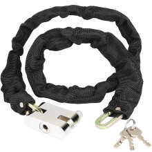 Diyife Heavy Duty Bike Lock - 0.9m Anti-Theft High Security Chain with 3 Keys, Weatherproof Padlock for Bicycle, Motorcycle, Scooter, Door, Gate, Fen