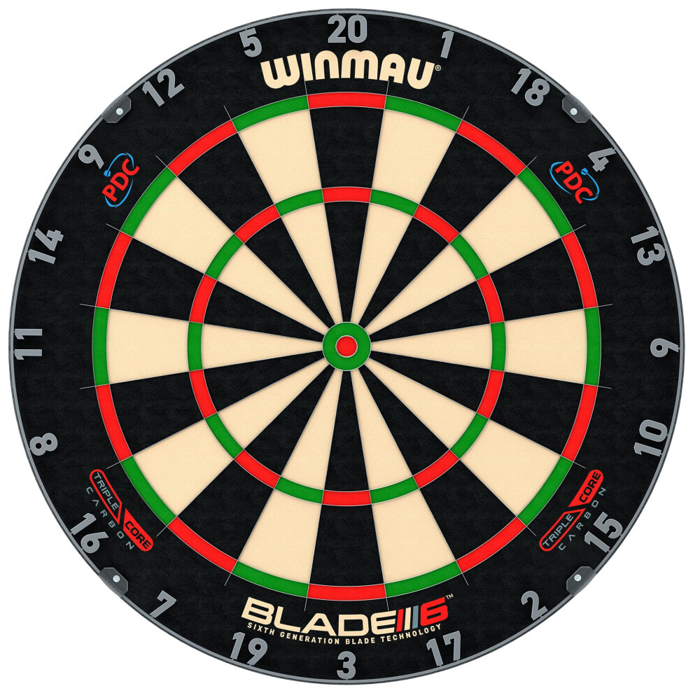 Winmau Blade Series Dartboards – Professional Pdc Official Tournament Dart Boards - Blade 6 Triple Core