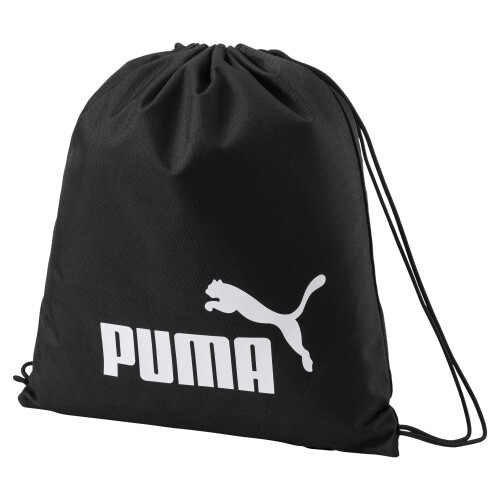 Puma Puma Unisex Phase Sack Gym Bag, Black, One Size