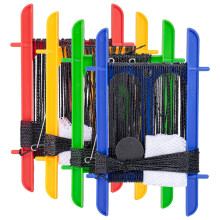 SF Set of 4 Crab Hand Line for Crabbing Colorful Frame with 13M Line, Bait Bag, 0.79oz Weight Block, Crab Fishing Net Line Catch Fish Prawn Crayfish