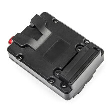 2X V Mount V-Lock Battery to NP-F F550 F570 F750 F970 Dummy Battery Converter Plate D-Tap for LED Light Monitor V-Mount