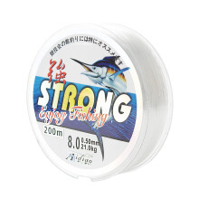 100 Meters Fishing Line in Transparent, 8.0 Spool Nylon Fishing Wire Wear-Resistant, 0.5mm Diameter Fish Wire Strong Tension for Sea Fishing, Widely