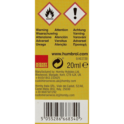 Humbrol Humbrol AE2720 Precision Poly Cement Glue for Models - Solvent Based Clear Adhesive for Plastic Modelling Kits - Model Making Plastic Cement, Low Vis 1