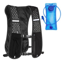 Running Vest, Running Hydration Vest with 1.5L Water Bladder Lightweight Breathable Running Backpack for Mens Women Trail Cycling Hiking with Adjusta