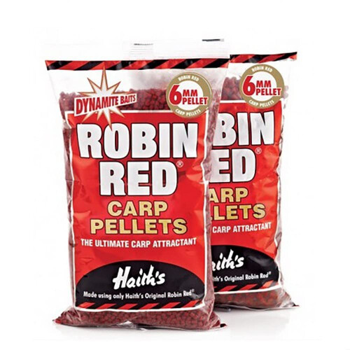 Dynamite Baits Robin Red Carp Pellets, Red, 6 mm