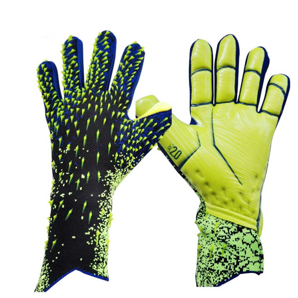 Photos - Goalkeeper Gloves FASECKS Football For Boys kids children adult Soccer goalkeeper kit Size 6/7/8/9/10 (Size 8, Green)