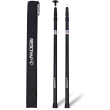 REDCAMP Telescopic Tarp Poles Set of 2, Aluminium Extendable Adjustable Tent Poles, Multipurpose Camping Extension Pole for Awning Canopy Porch Sun S
