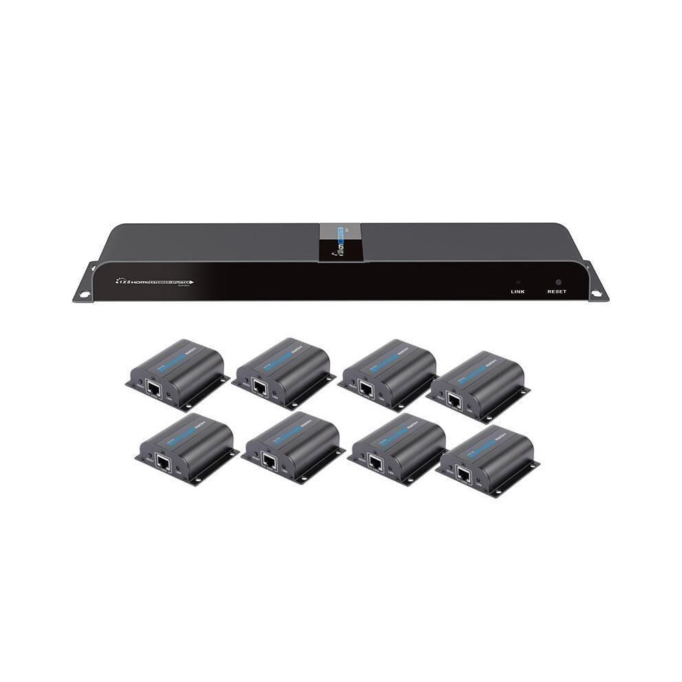 Techly 1X8 Hdmi Cat6/6A/7 Ir Hdmi 1.3 1920 X 1080Px Hdcp 1.2 24W 2.236 Kg 8054529028207