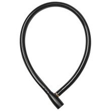 ABUS cable lock 3406K - 55 mm long steel cable with plastic coating - Bicycle lock with security level 1