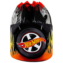 Hot Wheels Boys Swim Bag, Boys Swimming Bag For Summer, Drawstring Bags For Children, Official Merchandise, One Size Black