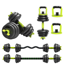 Strongway Adjustable 6 in 1 Dumbbell Straight and Curl Barbell Kettlebell Push Up Set - 20KG 30KG 40KG SETS - Weight Lifting for Home Gym Fitness (2