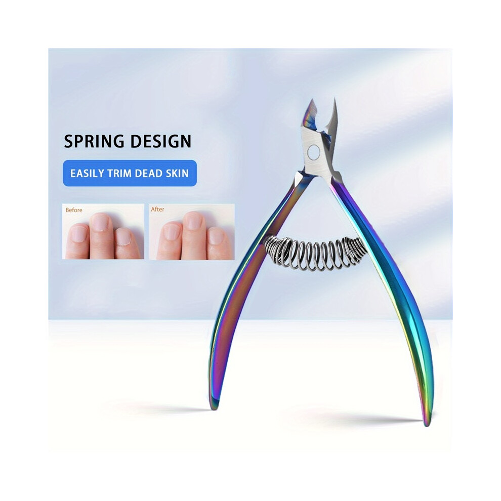 Stoyotu Professional Manicure Cuticle Nippers Cuticle Cutter Trimmer Pedicure Pliers Cuticle Scissors