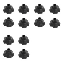 12 Stück Stuhlbeinkappen, Rutschfeste Campinghocker-Beinkappen, Möbelfüße, Abdeckung, Angelstuhl-Zubehör, 15 mm