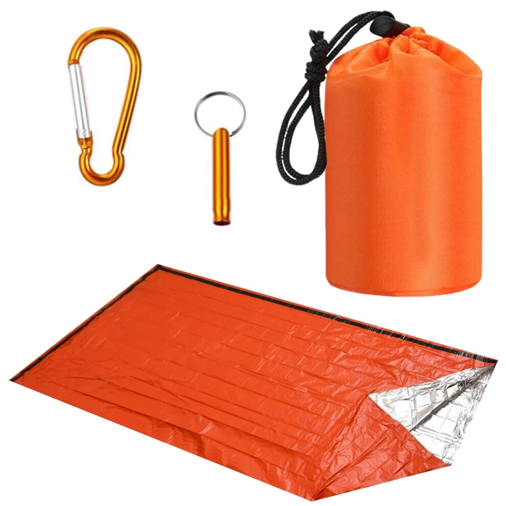 Photos - Other for Recreation Emergency Sleeping Bag & Bivvy Sack â Compact Thermal Shelter for Camping, Hiking, Survival Kits & Emergency Preparedness