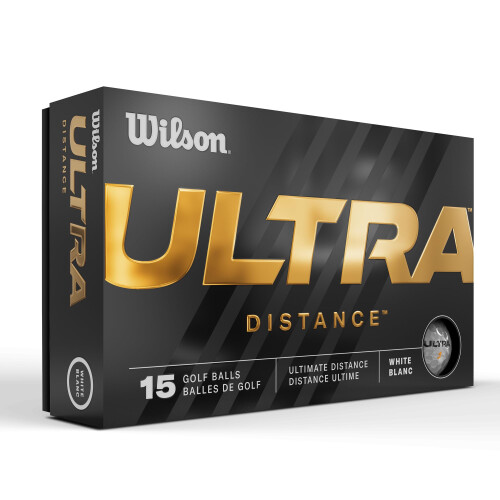 Wilson Wilson 23' Ultra Straight Golf Balls - 15 Pack, White