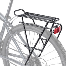 CXWXC Bicycle Rack for Disc Brake/non-Disc Brake Bicycle Rear Rack, Touring Luggage Suitable for 26-29 inches with Reflector and Maximum Load 27kg