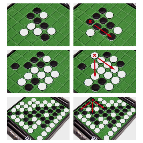 IDEAL Ideal Othello Classic Game: A minute to learn, One Colour, One Size 2