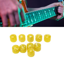 GD88 Perillas en forma de cúpula para volumen y tono, amarillas, con llave Allen