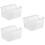 3Pièces Rangement Transparent Pour Sachets De Sucre 6
