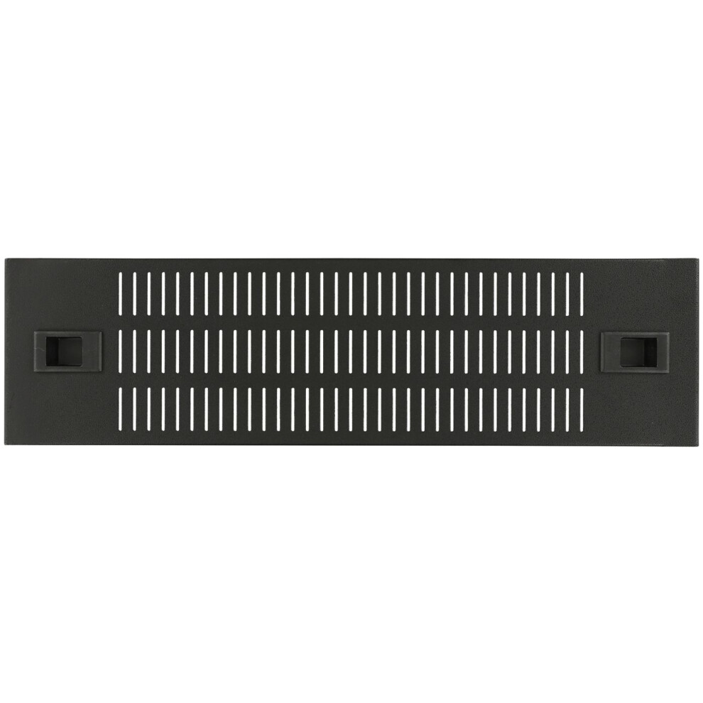 Lanview By Logon 3U 19" Snap Locking Vented Blank Panel Black 5420016840264