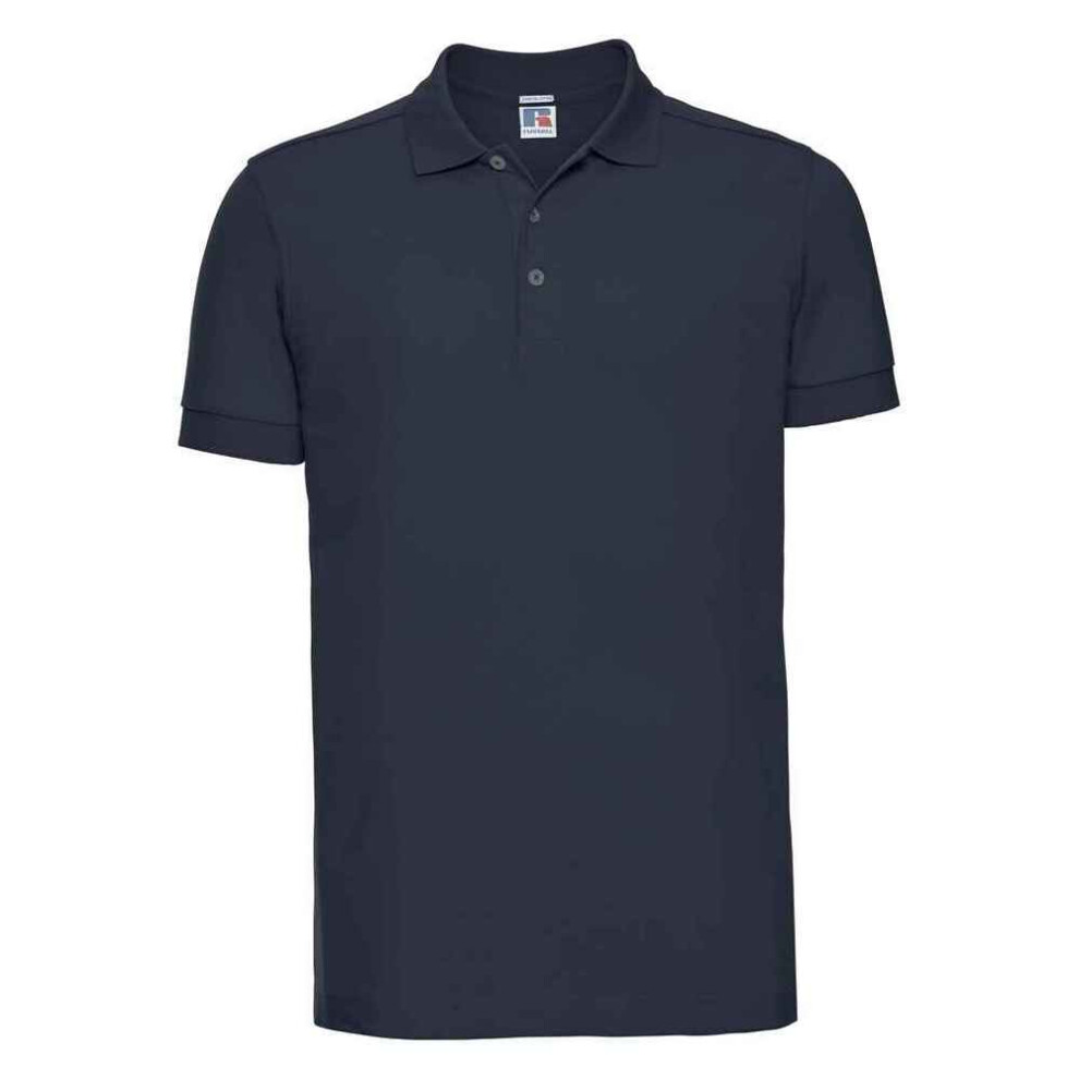 Russell (Xxl, French Navy) Mens Stretch Polo Shirt Blue,Multicoloured