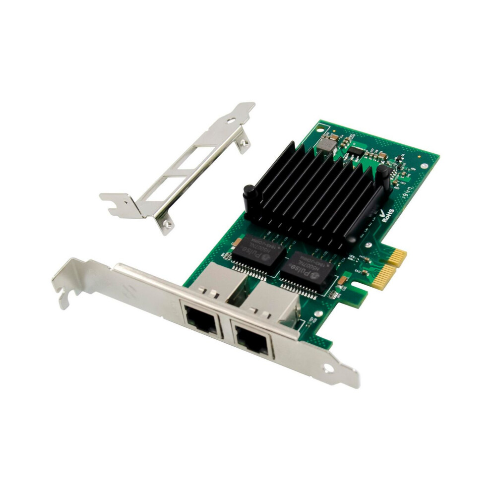 Microconnect Network Card Pcie X1 I350-T2 Dual- 1Gbe Rj45 5715063803639